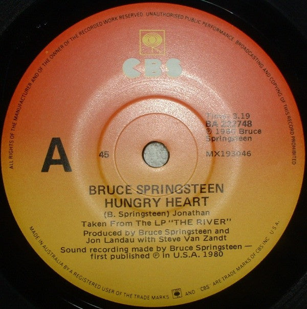 Bruce Springsteen : Hungry Heart (7")