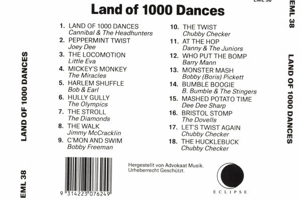 Various : Land Of 1000 Dances (CD)
