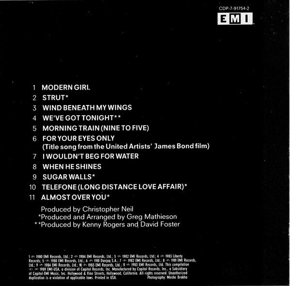Sheena Easton : The Best Of Sheena Easton (CD, Comp, RE, CAP)