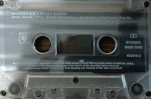 Roger Waters : Radio K.A.O.S. (Cass, Album)