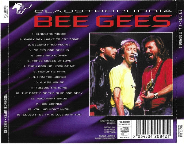 Bee Gees : Claustrophobia (CD, Comp)