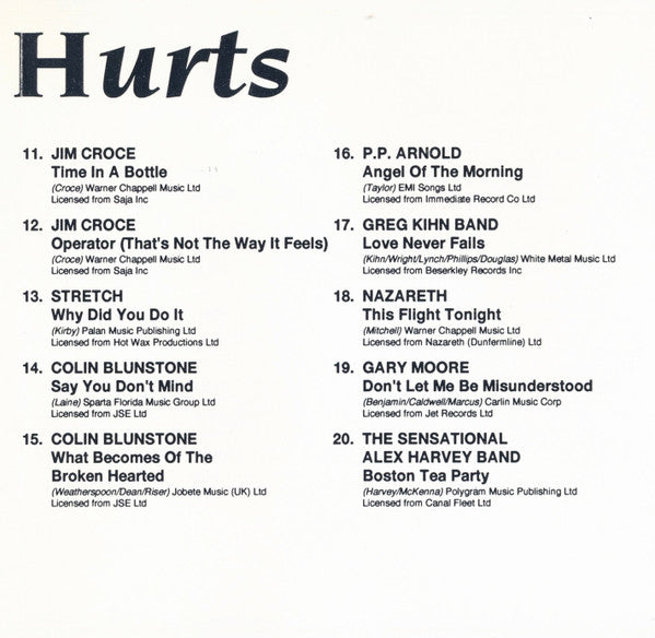 Various : Love Hurts (CD, Comp)