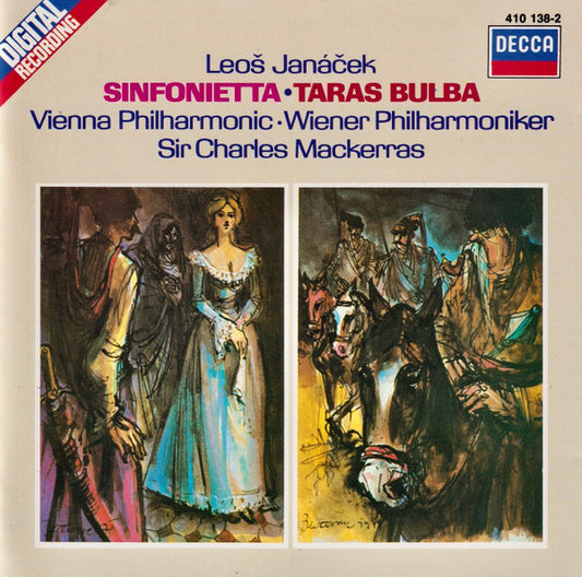 Leoš Janáček – Wiener Philharmoniker, Sir Charles Mackerras : Sinfonietta • Taras Bulba (CD, RE)