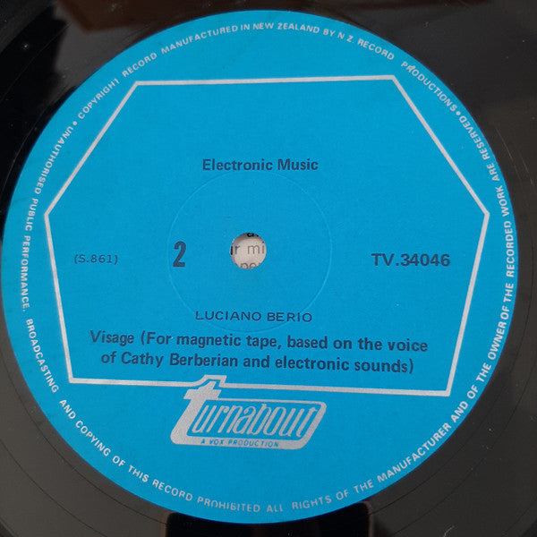 Various : Electronic Music (LP, Album)
