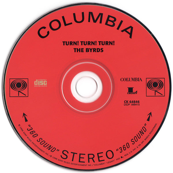 The Byrds : Turn! Turn! Turn! (CD, Album, Mono, RE, RM)