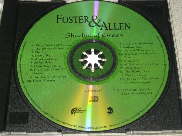 Foster & Allen : Shades Of Green - A Tribute To Old Ireland  (CD, Album)
