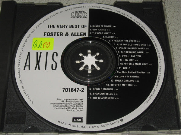 Foster & Allen : The Very Best Of Foster & Allen (CD, Comp)