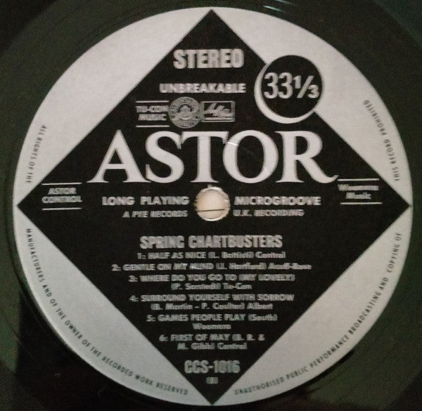 Unknown Artist : Spring Chartbusters (LP, Comp)