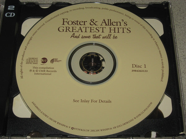 Foster & Allen : Foster & Allen's Greatest Hits - And Some That Will Be (2xCD, Comp)