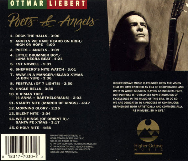 Ottmar Liebert : Poets & Angels (CD, Album)
