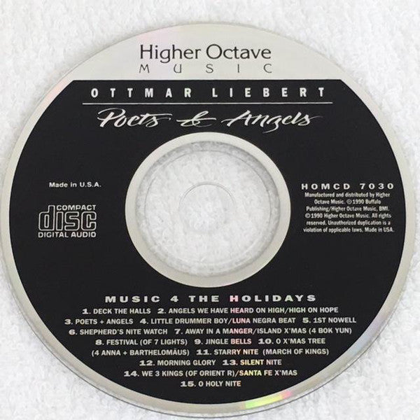 Ottmar Liebert : Poets & Angels (CD, Album)