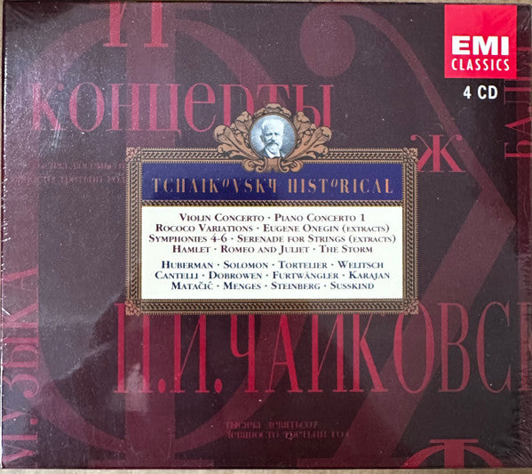Pyotr Ilyich Tchaikovsky : Tchaikovsky Historical (4xCD, Album, Comp)