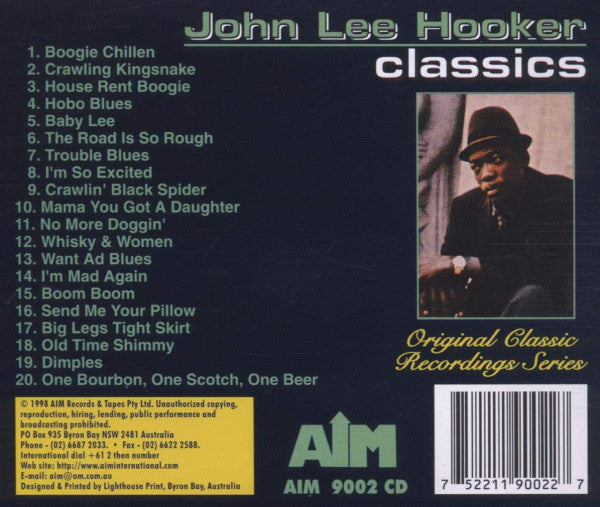 John Lee Hooker : Classics (CD, Comp)