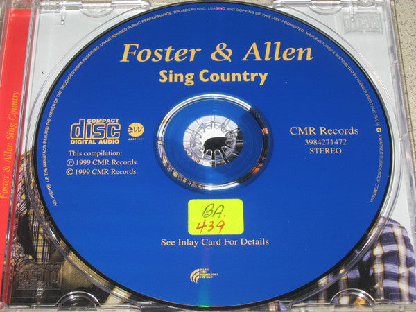 Foster & Allen : Sing Country (CD, Comp)