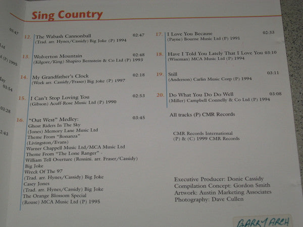 Foster & Allen : Sing Country (CD, Comp)