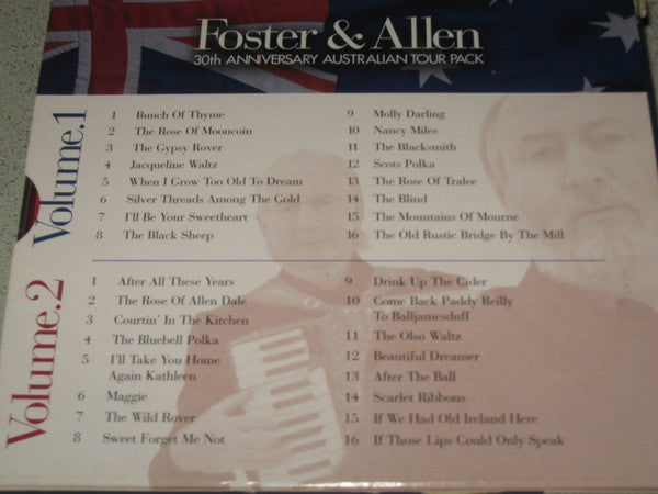 Foster & Allen : 30th Anniversary Australian Tour Pack (2xCD, Comp + Box)
