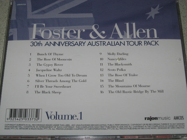 Foster & Allen : 30th Anniversary Australian Tour Pack (2xCD, Comp + Box)