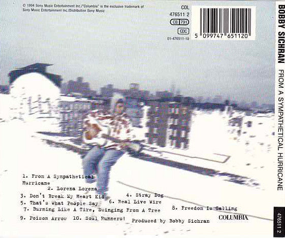 Bobby Sichran : From A Sympathetical Hurricane (CD, Album)