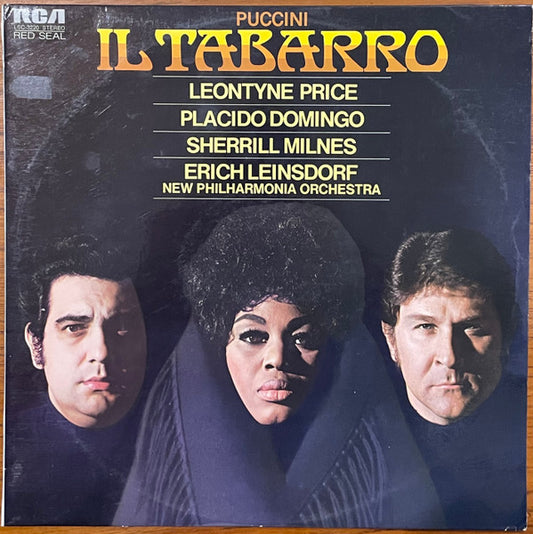 Puccini* - Leontyne Price • Placido Domingo • Sherrill Milnes : Il Tabarro (LP, Album)