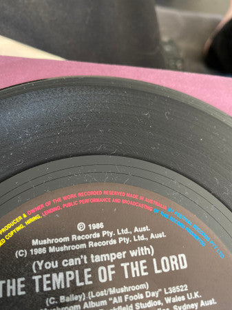 The Saints (2) : (You Can't Tamper With) The Temple Of The Lord (7", Single)