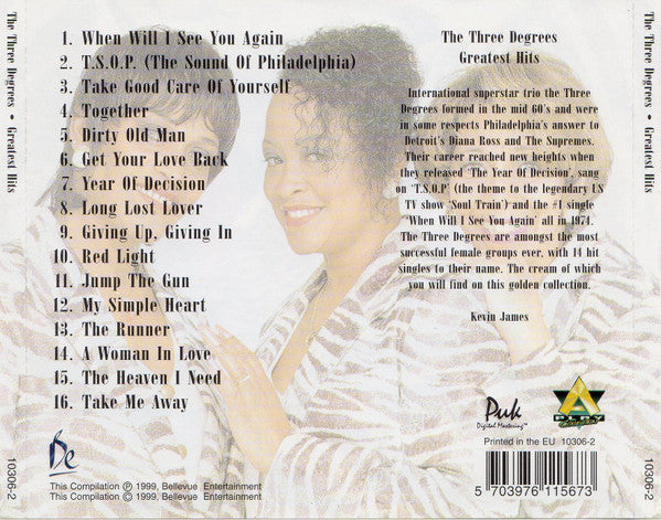 The Three Degrees : Greatest Hits (CD, Comp)