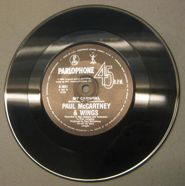 Paul McCartney : Spies Like Us (7", Single)