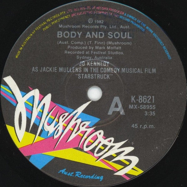 Jo Kennedy : Body And Soul (7", Single)