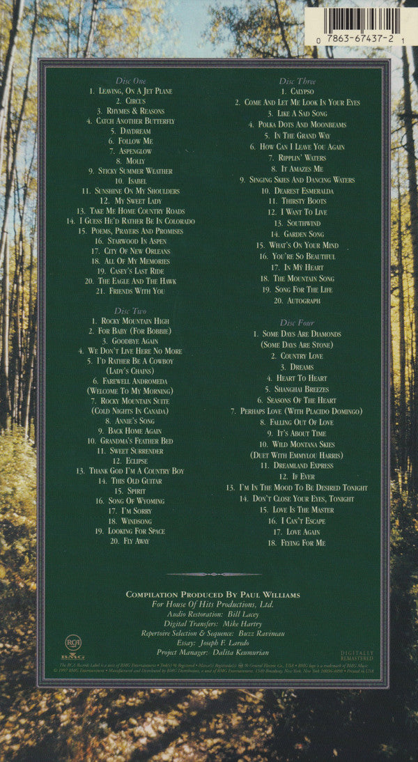 John Denver : The Country Roads Collection (4xCD, Comp, RM, Dig)