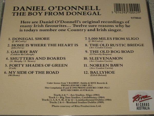 Daniel O'Donnell : The Boy From Donegal  (CD, Album, Comp)