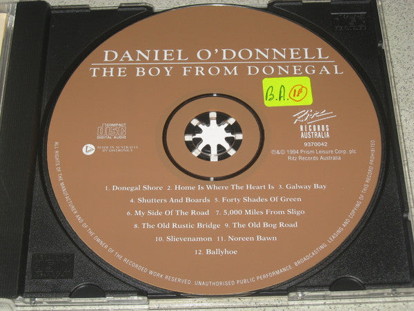 Daniel O'Donnell : The Boy From Donegal  (CD, Album, Comp)