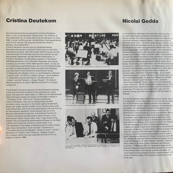 Ludwig van Beethoven, Cristina Deutekom, Nicolai Gedda, Hans Sotin, Chor Des Theaters Der Stadt Bonn, Philharmonischer Chor Der Stadt Bonn, Orchester Der Beethovenhalle Bonn, Volker Wangenheim : Christus Am Ölberge Oratorium Für Drei Solostimmen Chor Und Orchester (LP, Album)