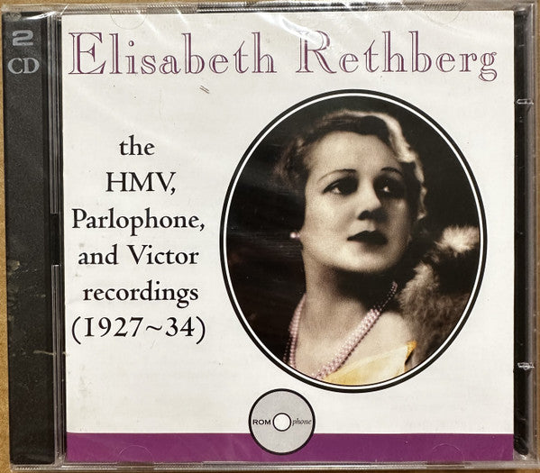 Elisabeth Rethberg : The Complete HMV, Parlophone And Victor Recordings (1927-34) (2xCD, Comp, Mono)
