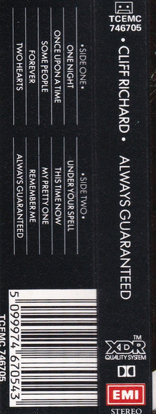 Cliff Richard : Always Guaranteed (Cass, Album)