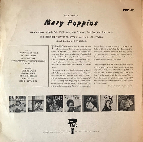 Various : Walt Disney's Mary Poppins (LP, Album)