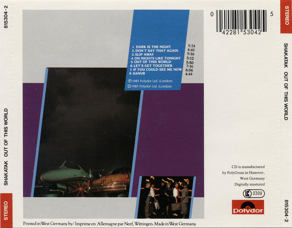 Shakatak : Out Of This World (CD, Album, RE)