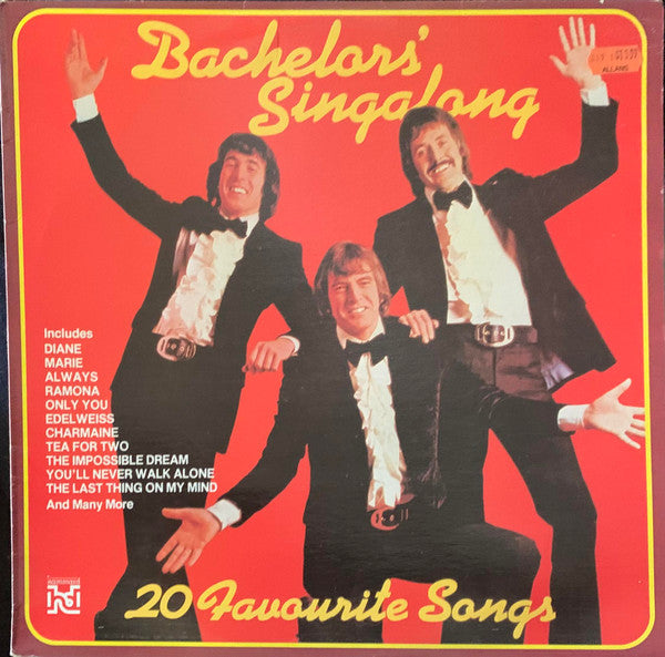 The Bachelors : Bachelor Singalong 20 Favourite Hits (LP, Album)