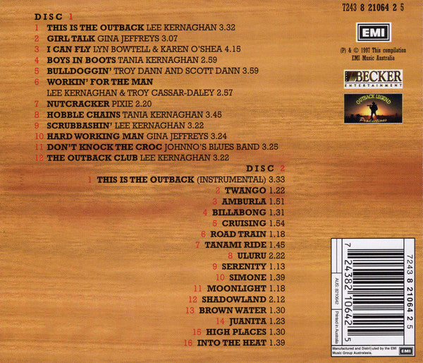 Various : Music from Outback Adventures (2xCD, Album, Comp, Smplr)