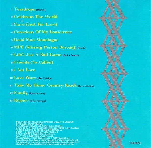Womack & Womack : Tear Drops (CD, Comp)