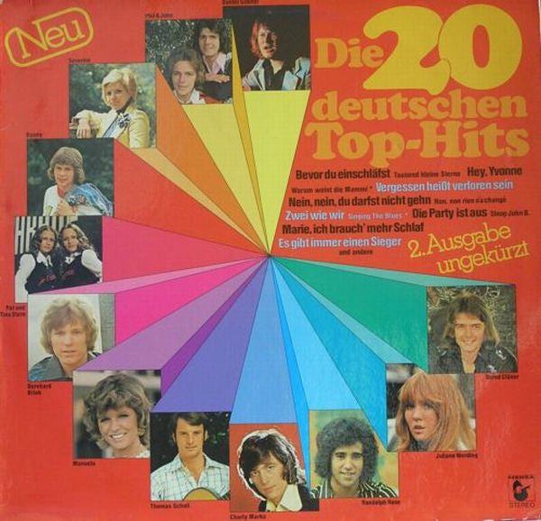 Various : Die 20 Deutschen Top-Hits - 2. Ausgabe / Neu / Ungekürzt (LP, Comp)