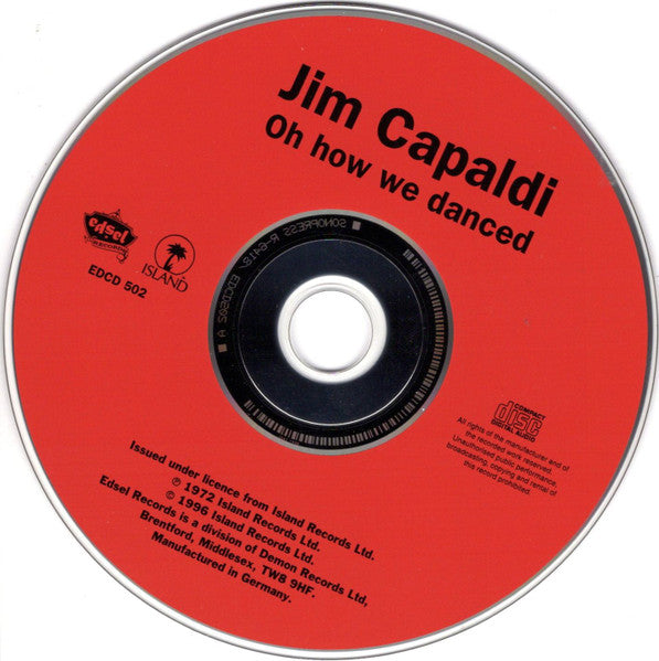 Jim Capaldi : Oh How We Danced (CD, Album)