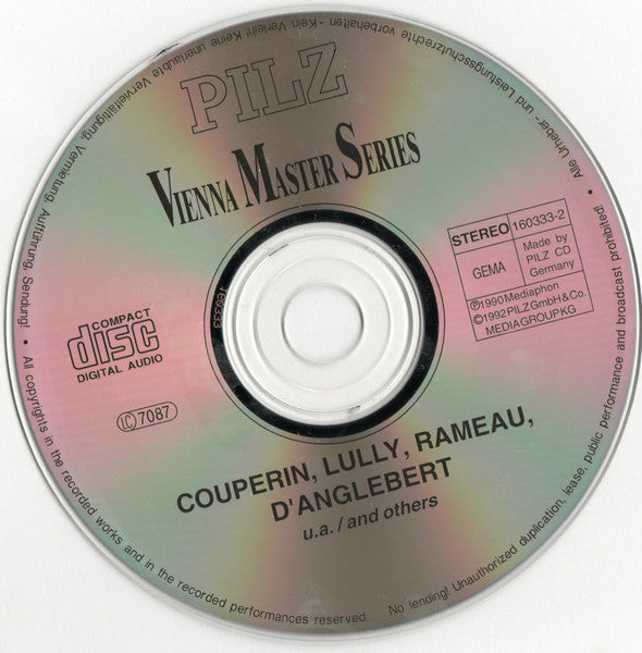 Louis Couperin / Jean-Philippe Rameau / Jean-Henry d'Anglebert / Jacques Martin Hotteterre / Jean-Marie Leclair / Marin Marais / François Duval : Frankreichs Hofkomponisten = French Royal Court Composers (CD, Comp)