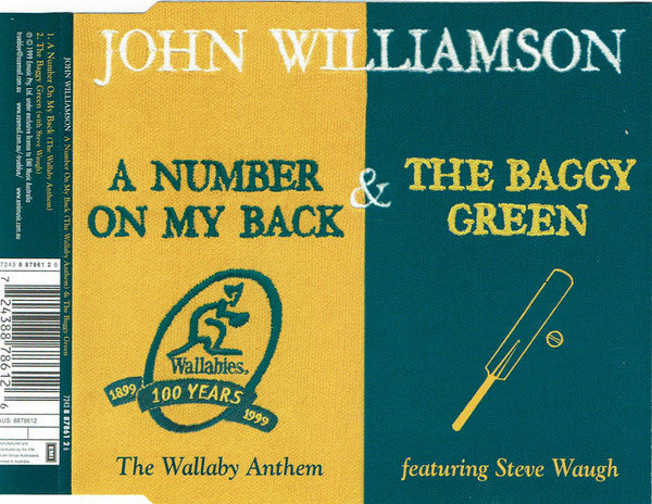 John Williamson : A Number On My Back / The Baggy Green (CD, Single)