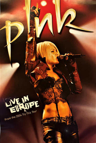 P!NK : Live In Europe - From The 2004 Try This Tour (DVD-V, PAL)