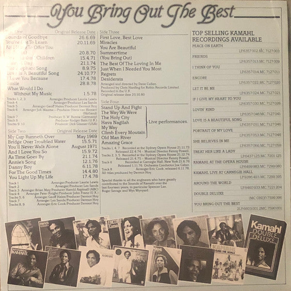 Kamahl : You Bring Out The Best (2xLP, Album, Comp, Gat)
