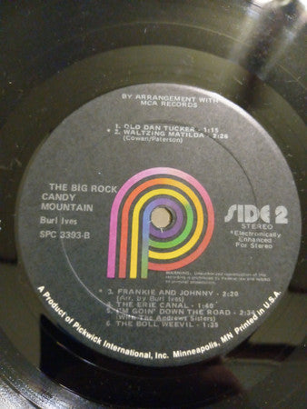 Burl Ives : The Big Rock Candy Mountain (LP)