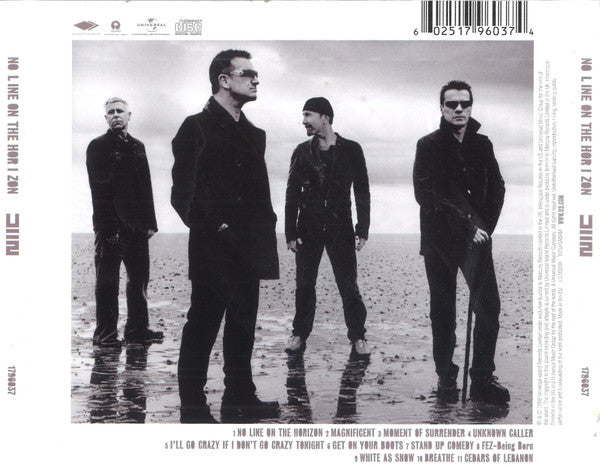 U2 : No Line On The Horizon (CD, Album)