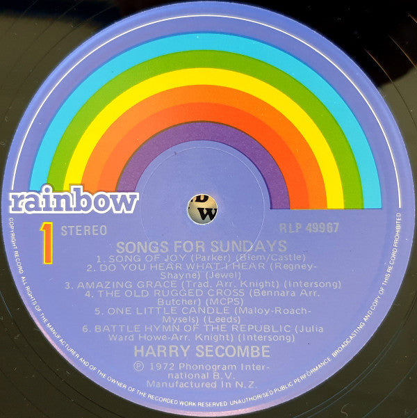 Harry Secombe : Songs For Sundays (LP)