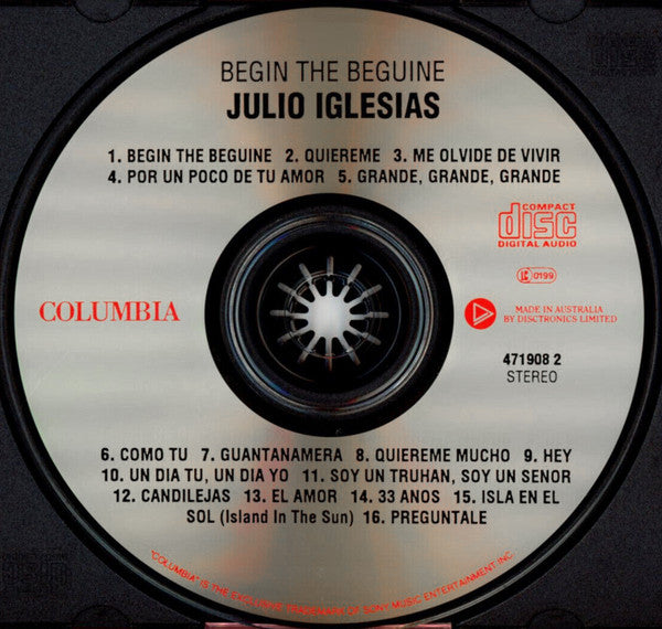 Julio Iglesias : Begin The Beguine (CD, Comp, RE, Dis)