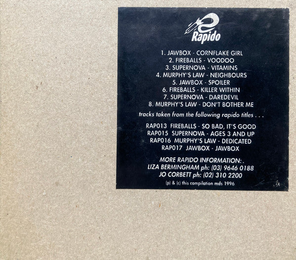 Various : Rapido Sampler 1996 (CD, Comp, Promo, Smplr)