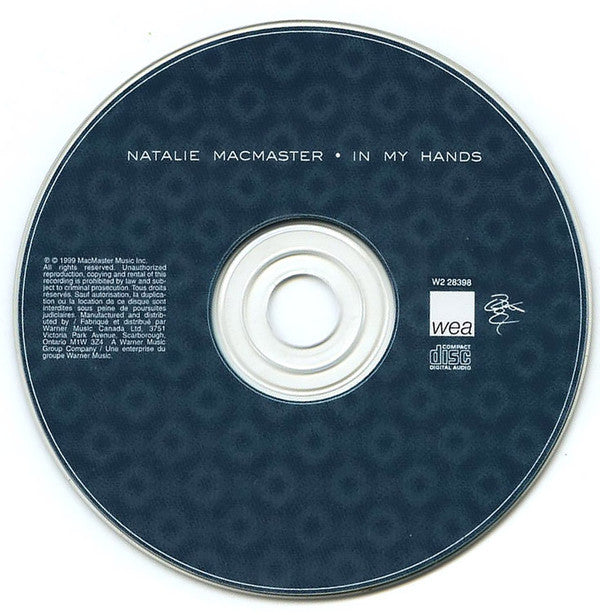 Natalie MacMaster : In My Hands (CD, Album, Club)